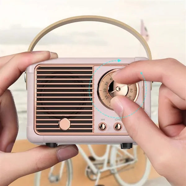 Portable Mini Versatile Playback Vintage Bluetooth Speaker