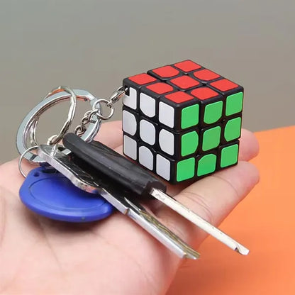 Custom Logo Fun Cube Keychain Stress Toy Gift