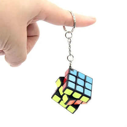 Custom Logo Fun Cube Keychain Stress Toy Gift