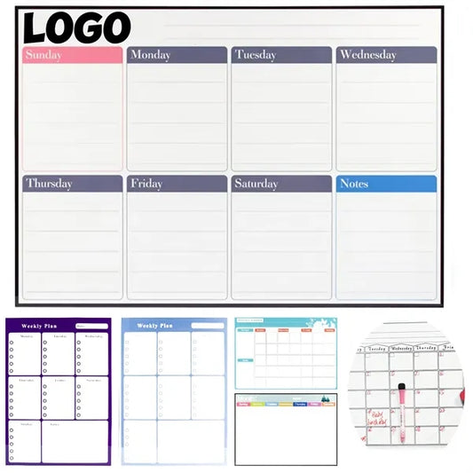 Magnetic Dry Erase Memo Board Fridge Sticker with Logo
