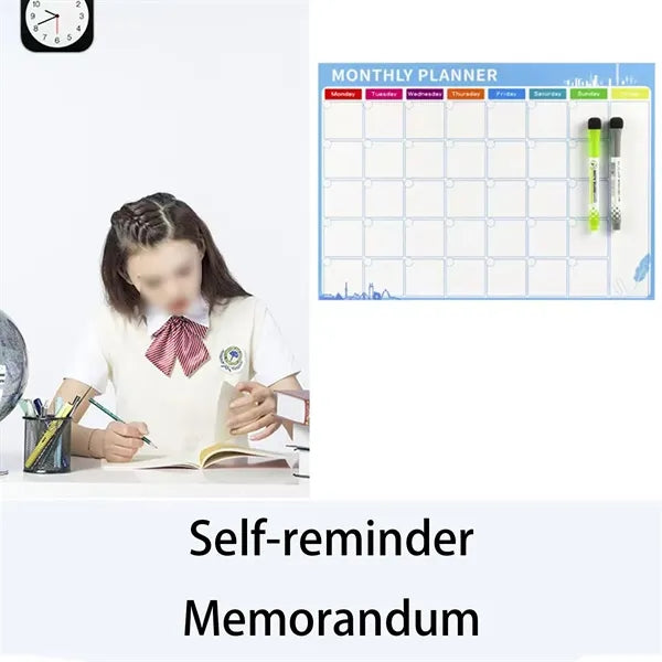 Magnetic Dry Erase Memo Board Fridge Sticker with Logo