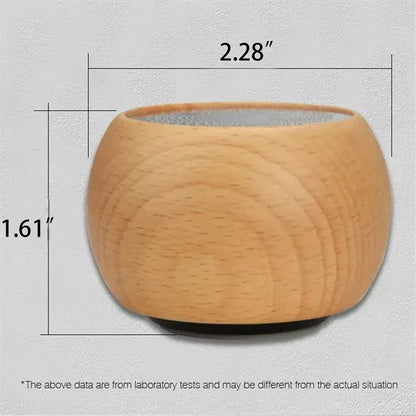 Portable Bluetooth Speaker With Wooden Case Custom Logo