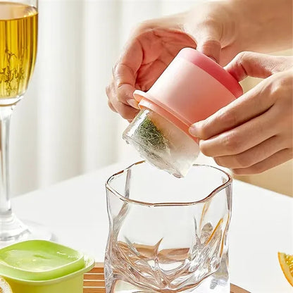Press Type Square Ice Cube Maker Custom Kitchen Tool