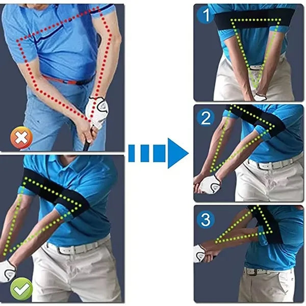 Golf Swing Correction Elastic Band With Custom Logo