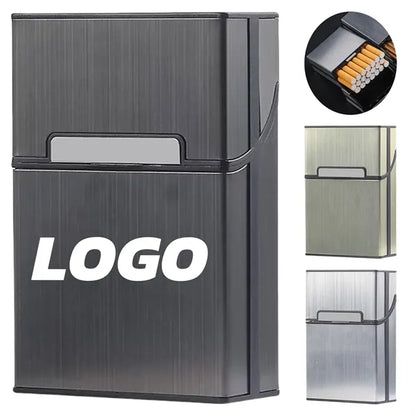 Custom Logo Cigarette Case Portable Stylish Holder Box
