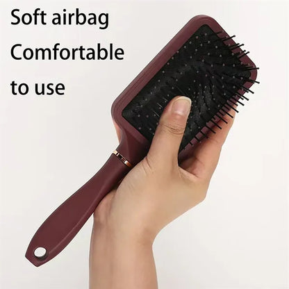 Custom Paddle Cushion Hair Brush With Logo Comfortable