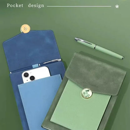 Gift Set With Notebook In PU Cover Pen And thermos cup