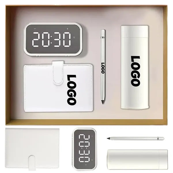 Premium Gift Set With Notebook Tumbler Pen Smart Speaker