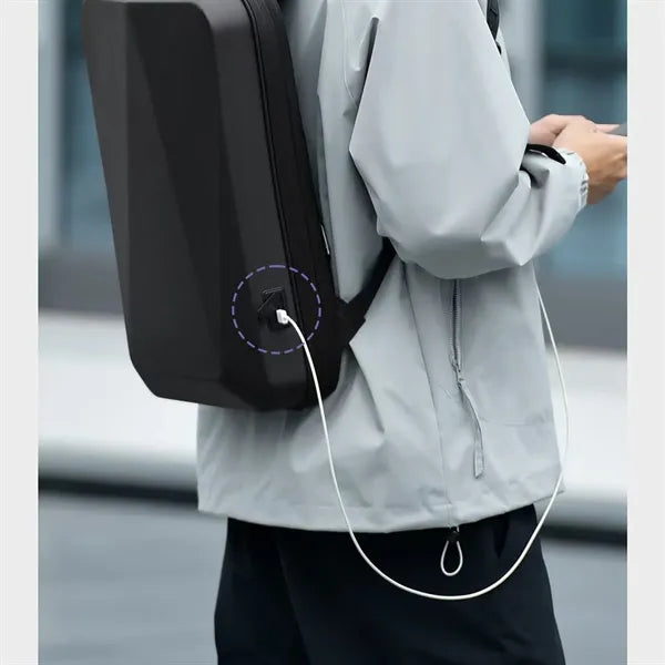 Hard Shell Laptop Backpack Protective Travel Custom Logo