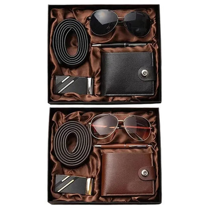 Mens Premium Gift Set With Sunglasses Pen Wallet And Belt