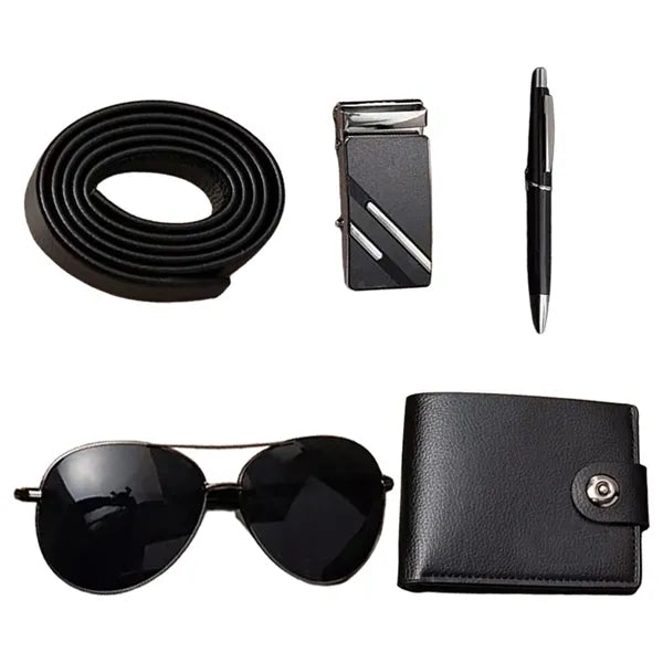 Mens Premium Gift Set With Sunglasses Pen Wallet And Belt