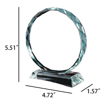 Custom Crystal Trophy Award Perfect for Any Recognition