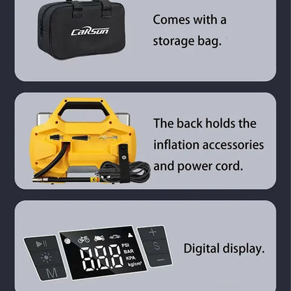 High Power Electric Air Pump for Car Bike Off Road Vehicles