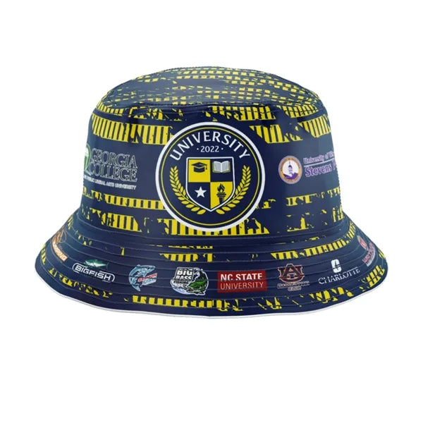 Polyester Twill Full Sublimation Reversible Bucket Hat