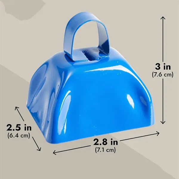 Customizable Steel Cowbells with Handle
