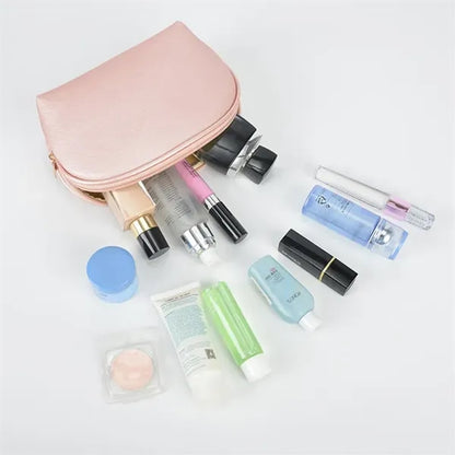 Half Moon Cosmetic Beauty Bag
