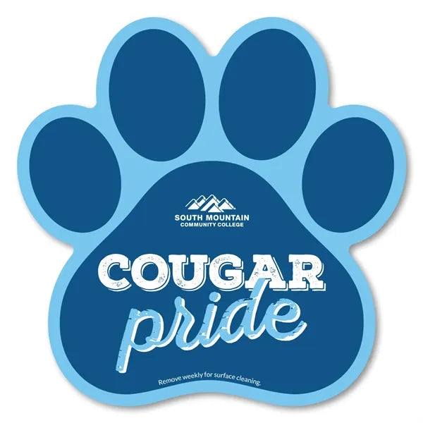 Paw Print Car Magnet 5.75 x 5.75