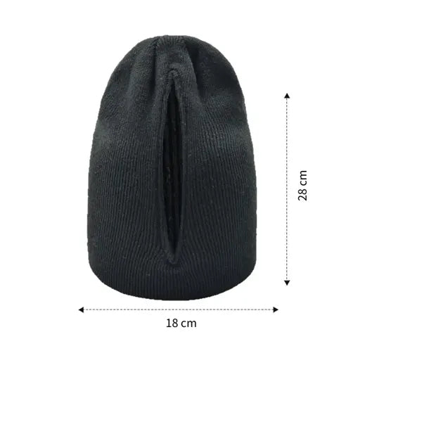 Magnetic Knit Ponytail Beanie Hat