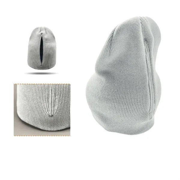 Magnetic Knit Ponytail Beanie Hat