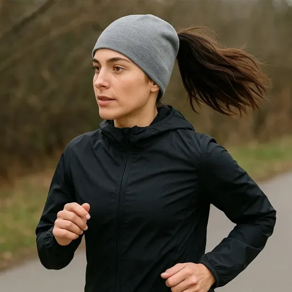 Magnetic Knit Ponytail Beanie Hat