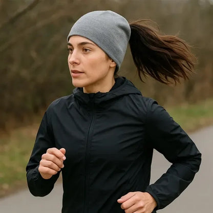 Magnetic Knit Ponytail Beanie Hat