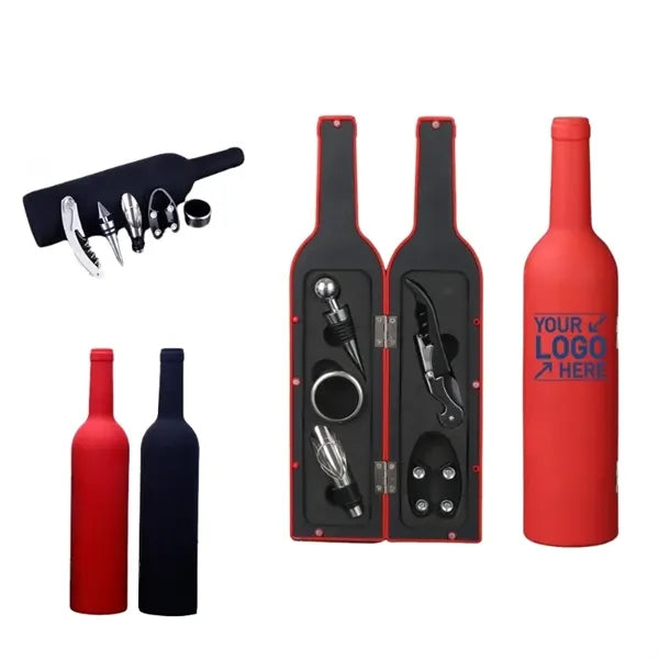 Wine Opener Gift Set with Bottle Case Accessories