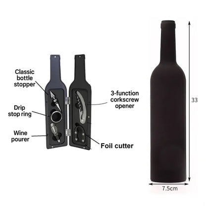 Wine Opener Gift Set with Bottle Case Accessories
