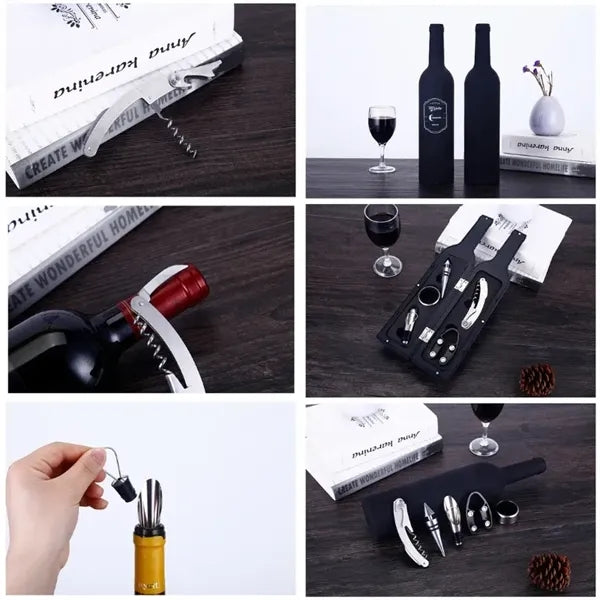 Wine Opener Gift Set with Bottle Case Accessories