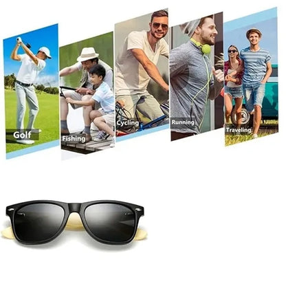 Wooden Bamboo Polarized Sunglasses