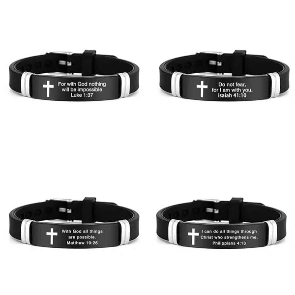 Personalized Engrave Silicone Bracelet