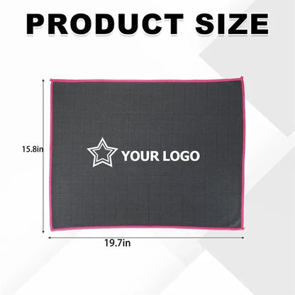 Streak-free Carbon Microfiber Cleaning Towel Cloth