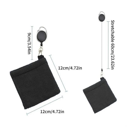 Telescopic Buckle Golf Ball Cleaning Towel