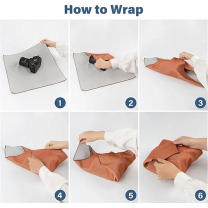 Self-Adhesive Magic Cloth Travel Organizer Pouch