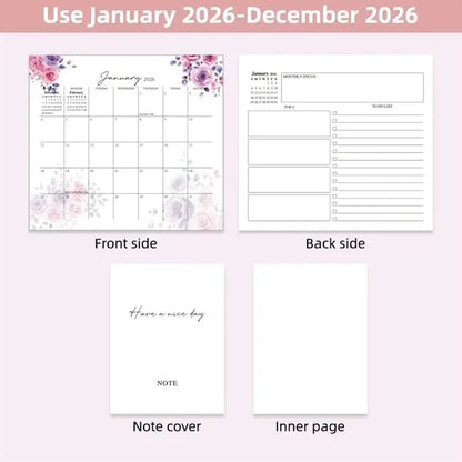 2026 Desktop Small Flip Calendar