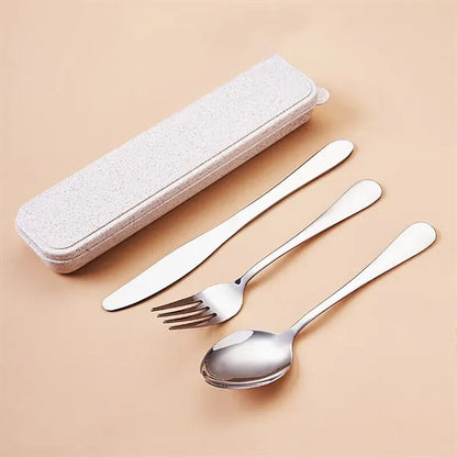 3PCS Portable Utensils Set with Case