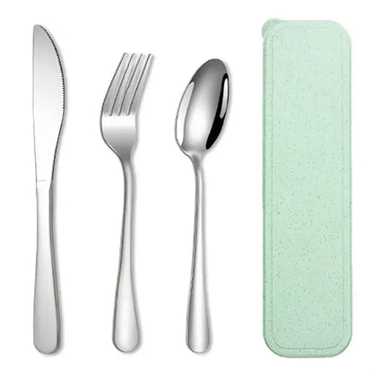 3PCS Portable Utensils Set with Case