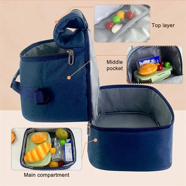 Double Layer Cooler Backpack