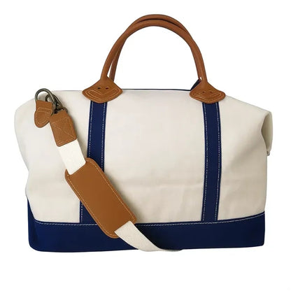 Tag&Crew Weekender Signature Duffle 20Oz Cotton Canvas Bag