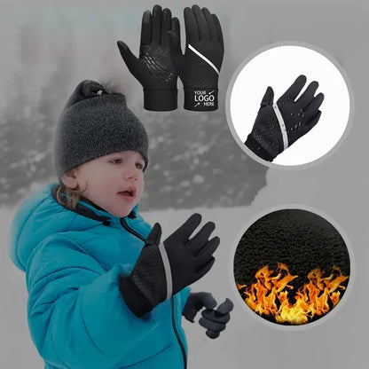 Kids Winter Warm Touchscreen Gloves Anti Slip for Boys Girls
