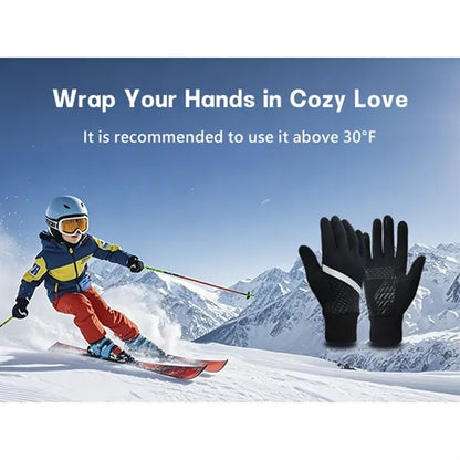Kids Winter Warm Touchscreen Gloves Anti Slip for Boys Girls