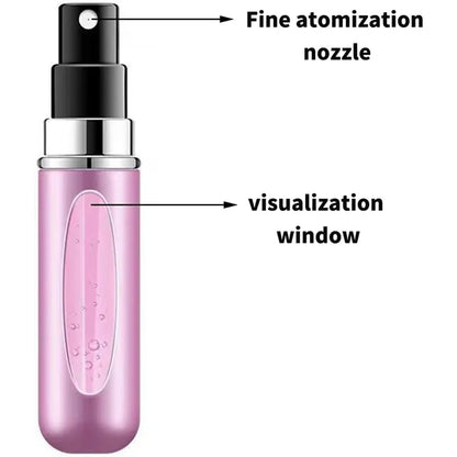 5ml Refillable Perfume Spray Bottles for Outdoor and Traveli