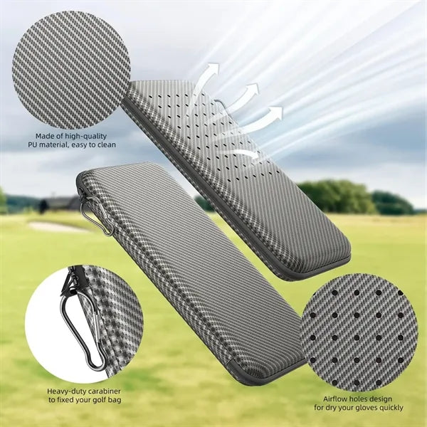 Golf Storage Organizer for Gloves Tees Divot Tool for Golfer