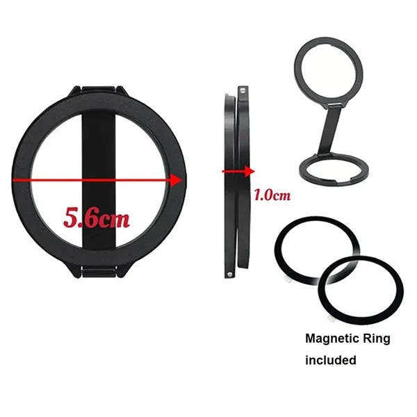 Foldable Double Side MagSafe Smart Phone Ring Holder