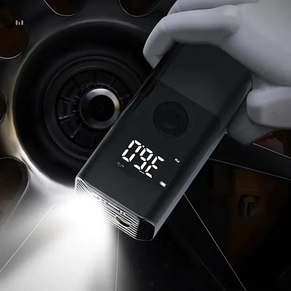 Mini Tire Inflator Car Air Compressor with LED Light