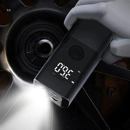 Mini Tire Inflator Car Air Compressor with LED Light