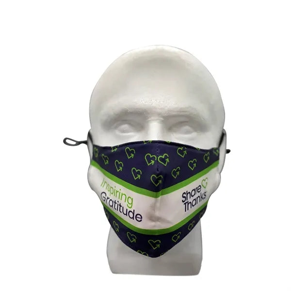 2-Ply Icy Cool Face Mask with Adjustable Ear Loops -