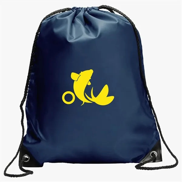 Rush - Solid Color 210-D Polyester Drawstring Bag