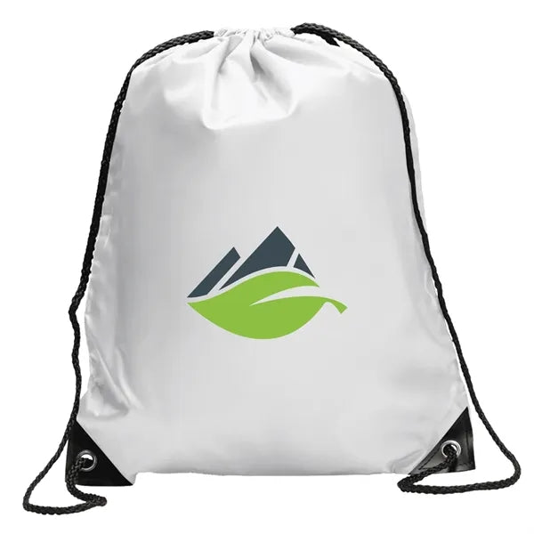 Rush - Solid Color 210-D Polyester Drawstring Bag