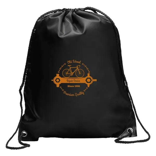 Rush - Solid Color 210-D Polyester Drawstring Bag