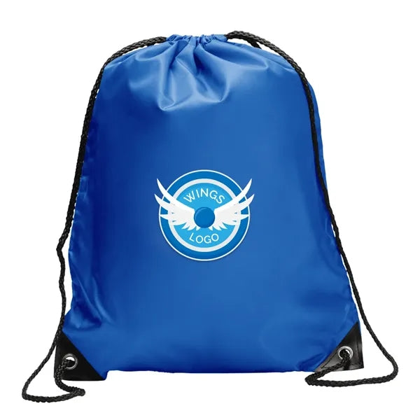 Rush - Solid Color 210-D Polyester Drawstring Bag